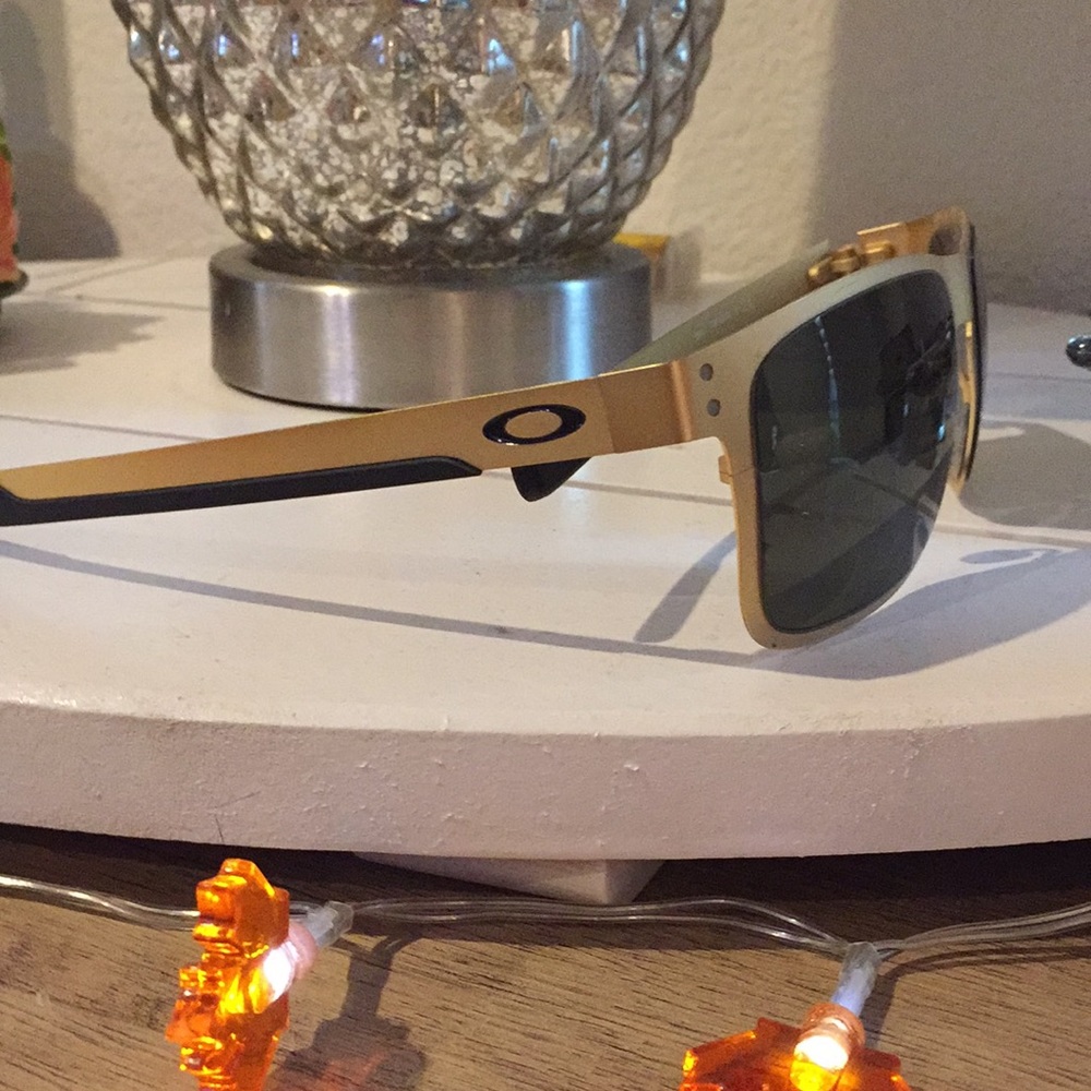 Oakley  Gold Holbrook Metal Sunglasses